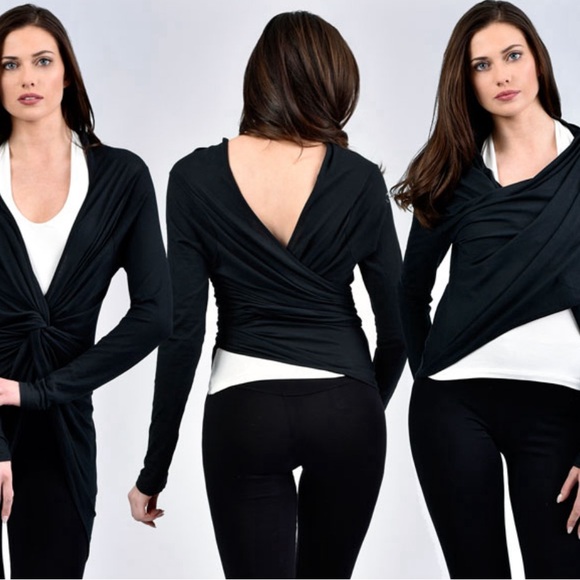 Lilla P NWT oragami wrap top - Picture 1 of 9